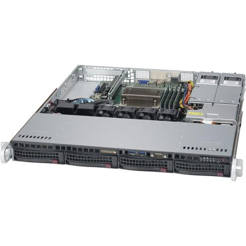 Supermicro SuperServer 5019S-MT Intel® C612 LGA 1151 (Emplacement H4) Rack (1 U) Noir - SYS-5019S-MT