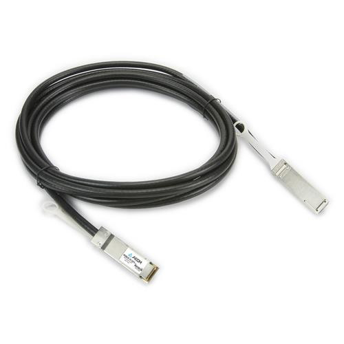 Axiom  câble InfiniBand et à fibres optiques 1 m QSFP+ SFP+ Noir - Q+BC0001-S+-AX
