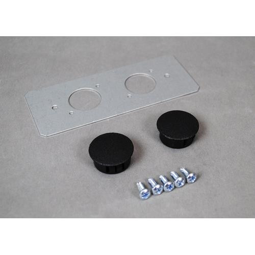 WIREMOLD  Plaque de commutation et obturateur Noir - RFB119-SXLR