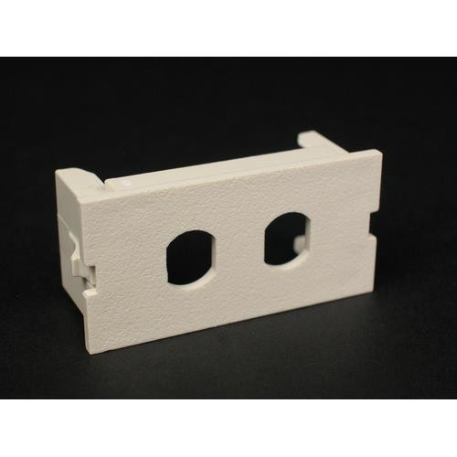 WIREMOLD  Plaque de commutation et obturateur Noir - CM2-U2ST-BK