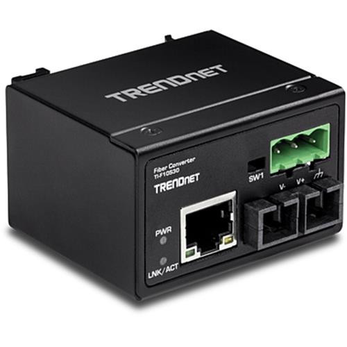 Trendnet  convertisseur de support réseau 200 Mbit/s 1310 nm Monomode Noir - TI-F10S30