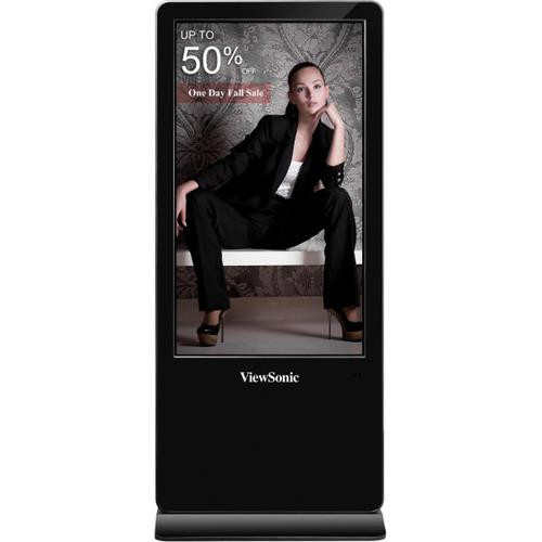 Viewsonic  Écran d'affichage dynamique Conception Totem 139,7 cm (55") LED 450 cd/m² 4K Ultra HD Noir Android 5.0.1 - EP5540