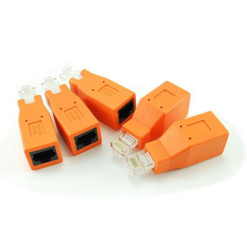 Axiom  connecteur de fils RJ-45 Orange - C6RJ45MFA5P-AX
