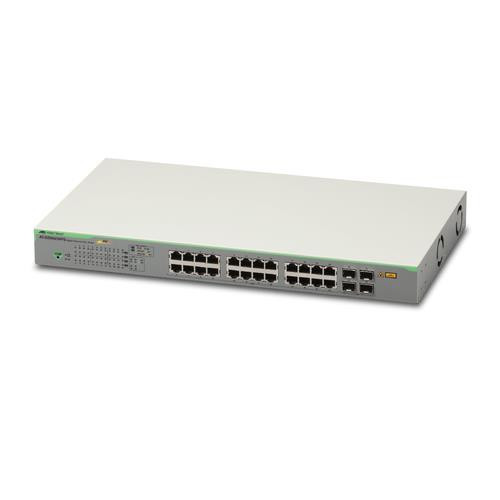 Allied Telesis AT-GS950/28PS-10 Géré Gigabit Ethernet (10/100/1000) Connexion Ethernet, supportant l'alimentation via ce port (PoE) 1U Gris - AT-GS950-28PS-V2-10