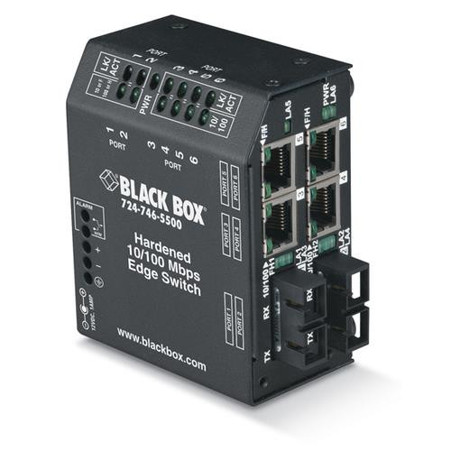 Black Box  commutateur réseau L2 Fast Ethernet (10/100) Noir - LBH240A-H-SSC-24
