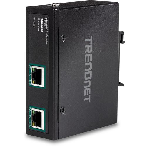 Trendnet  prolongateur réseau Émetteur réseau Noir 10, 100, 1000 Mbit/s - TI-E100