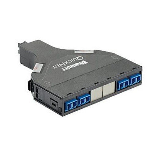 Panduit  adaptateur de fibres optiques LC/MPO Noir - FQ39N-08-10A