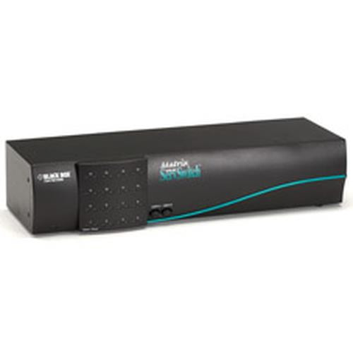 Black Box Matrix ServSwitch commutateur écran, clavier et souris Grille de montage Noir - SW743A-R3