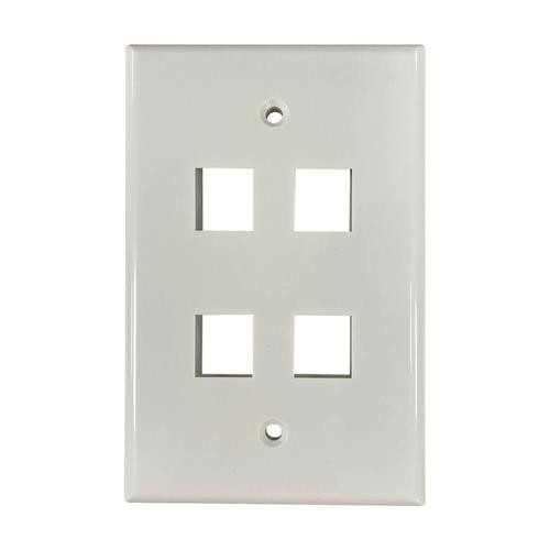 Tripp Lite  Plaque de commutation et obturateur Ivoire - N042AB-004-IVG