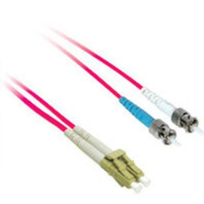 C2G 2m LC/ST Plenum-Rated 9/125 Duplex Single-Mode Fiber Patch Cable câble InfiniBand et à fibres optiques Rouge - 37776