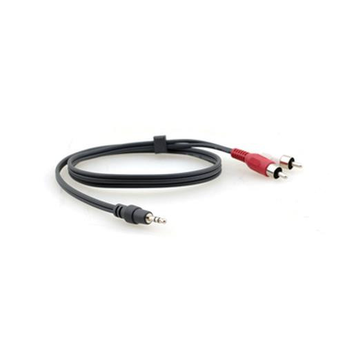 Kramer Electronics C-A35M/2RAM-25 câble audio 7,6 m 3,5mm 2 x RCA Noir - 95-0122025