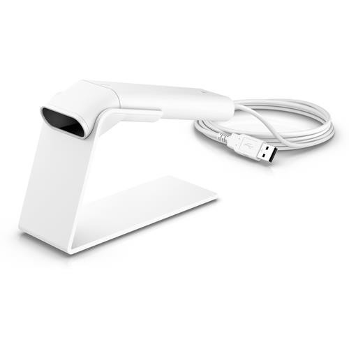 HP Engage One Prime White Barcode Scanner Lecteur de code barre portable 2D LED Blanc - 4VW64AA
