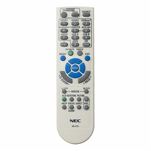 NEC  télécommande Projecteur Appuyez sur les boutons - RMT-PJ39