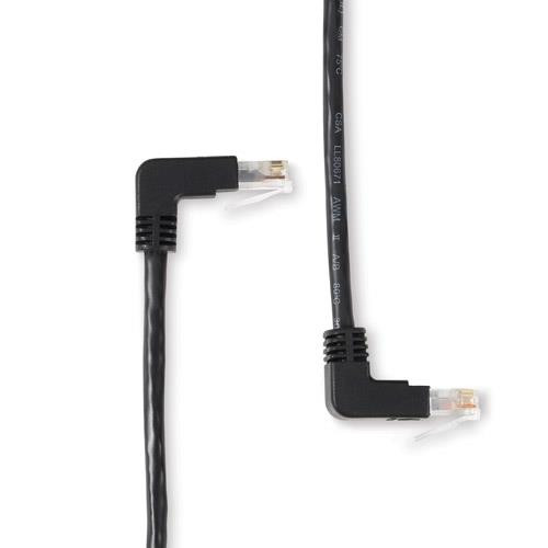 Black Box  câble de réseau Noir 0,3 m Cat5e U/UTP (UTP) - EVNSL27E-0001-90DU