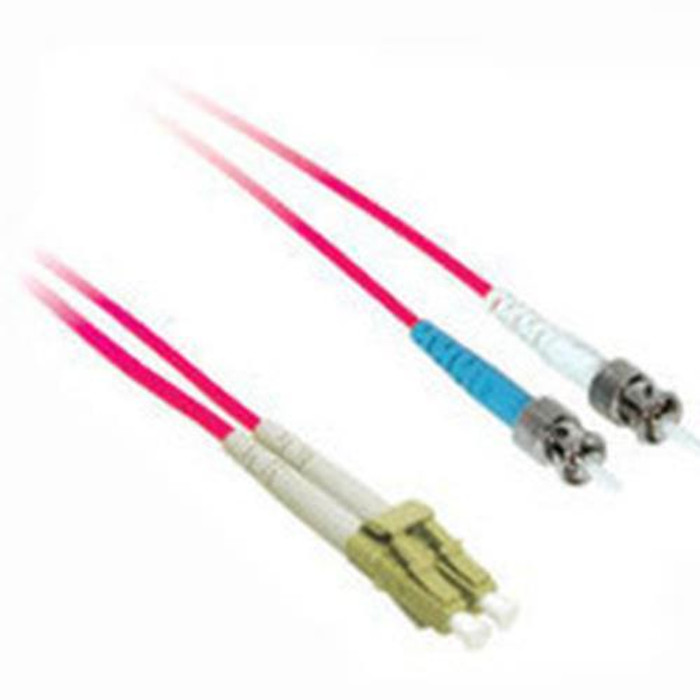 C2G 10m LC/ST Plenum-Rated Duplex 50/125 Multimode Fiber Patch Cable câble InfiniBand et à fibres optiques Rouge - 37619