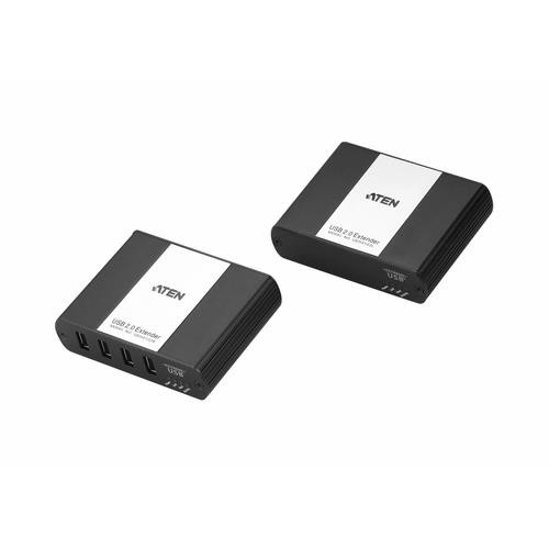 ATEN  prolongateur réseau Émetteur et récepteur réseau Noir 10, 100, 1000 Mbit/s - UEH4102