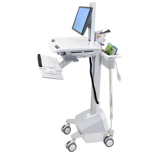 Ergotron StyleView Aluminium, Gris, Blanc Ecran plat Panier multimédia - SV42-6302-1