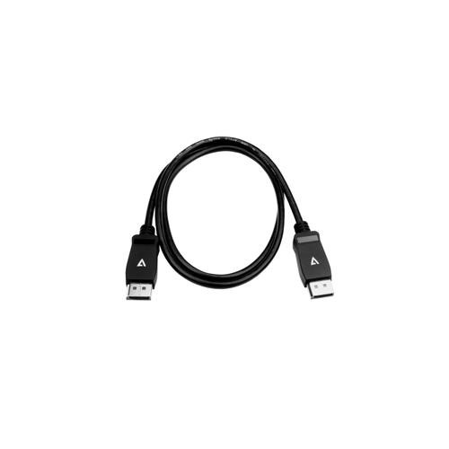 V7 Câble vidéo Pro DisplayPort mâle vers DisplayPort mâle, noir, 1 m - V7DPPRO-1M-BLK