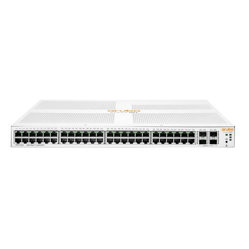 HPE Aruba Networking Instant On 1930 48G Class4 PoE 4SFP/SFP+ 370W Géré L2+ Gigabit Ethernet (10/100/1000) Connexion Ethernet, supportant l'alimentation via ce port (PoE) 1U Blanc - JL686B#ABA