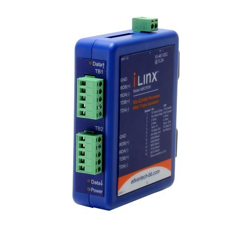 IMC Networks  convertisseur série, répéteur et isolateur RS-422/485 Bleu - 485OPDRI