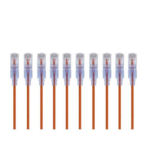 Monoprice  câble de réseau Orange 0,6 m Cat6a U/UTP (UTP) - 29442