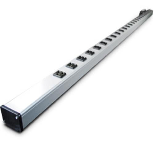 WIREMOLD  multiprise 1,8 m 24 sortie(s) CA Intérieure Aluminium, Noir - UL2063BC