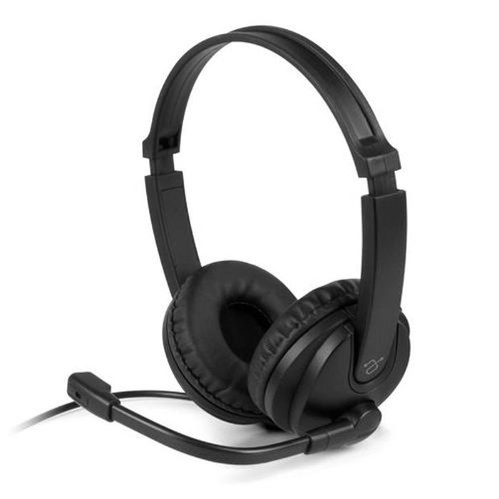 Aluratek  écouteur/casque Avec fil Arceau Appels/Musique USB Type-A Noir - AWHU02FB