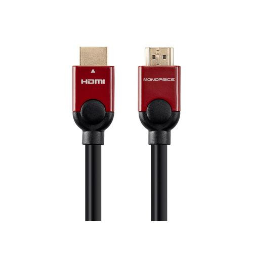 Monoprice  câble HDMI 0,91 m HDMI Type A (Standard) Noir, Rouge - 9302