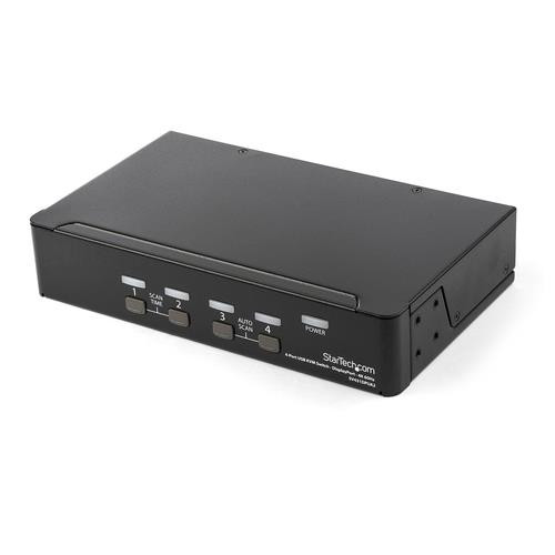 StarTech.com Switch KVM DisplayPort à 4 Ports - 4K60Hz - Écran Unique - Switch KVM USB UHD DP 1.2 à 2 Ports avec Hub USB 3.0 Intégré et Audio - Dell HP Apple Lenovo - Conforme TAA - SV431DPUA2