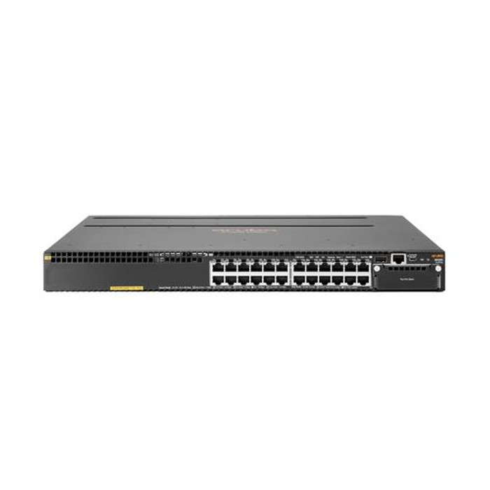 HPE Aruba Networking Aruba 3810M 24G PoE+ 1-slot Géré L3 Gigabit Ethernet (10/100/1000) Connexion Ethernet, supportant l'alimentation via ce port (PoE) 1U Noir - JL073A