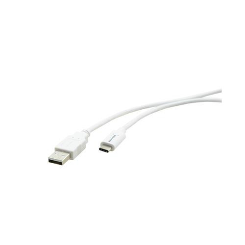 Kramer Electronics  câble USB USB 2.0 3 m USB C USB A Blanc - C-USB/CA-10