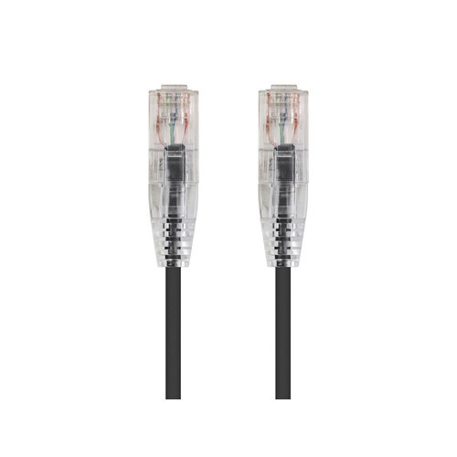 Monoprice 7ft. SlimRun Cat6 UTP câble de réseau Noir 2,13 m U/UTP (UTP) - 13537