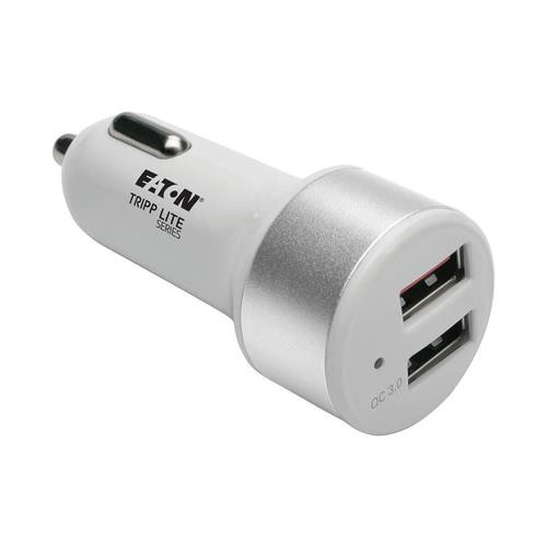 Tripp Lite  chargeur d'appareils mobiles Universel Blanc Allume-cigare Auto - U280-C02-S-QC3