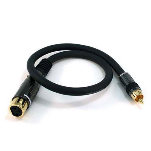 Monoprice  câble audio 0,45 m XLR RCA Noir - 4783