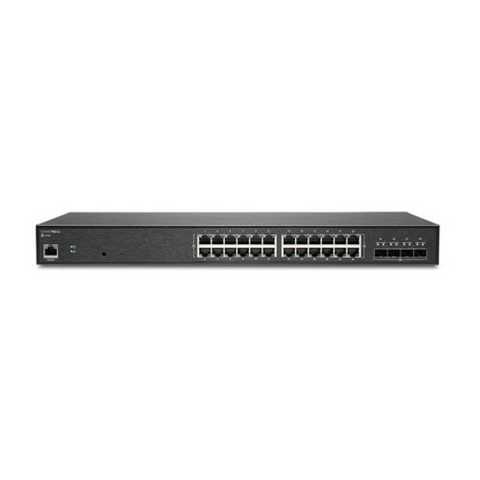 SonicWall SWS14-24 Géré L2 Gigabit Ethernet (10/100/1000) 1U Noir - 02-SSC-4868