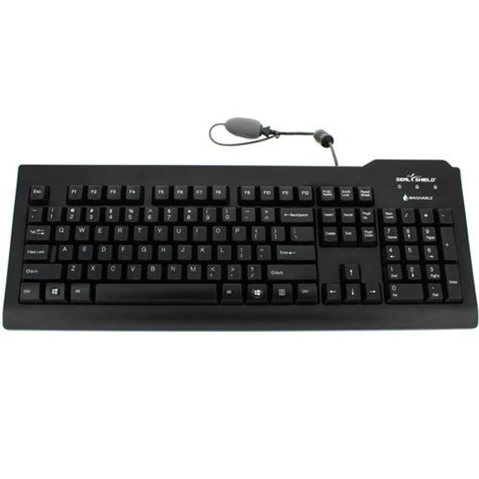 Seal Shield Silver Seal clavier Bureau USB QWERTY Russe Noir - SSKSV208RU