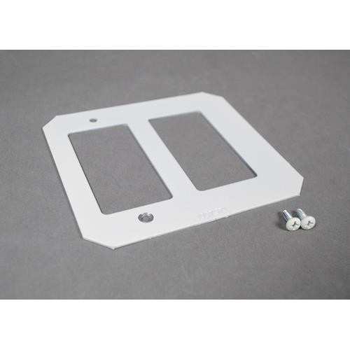 WIREMOLD  Plaque de commutation et obturateur Blanc - 8CREST