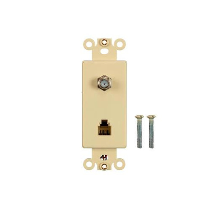 Monoprice  Plaque de commutation et obturateur Ivoire - 34534