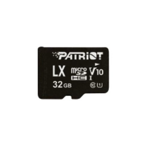 Patriot Memory  mémoire flash 32 Go MicroSDHC Classe 10 - PSF32GLX1MCH