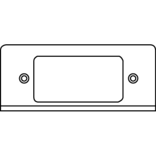 WIREMOLD  Plaque de commutation et obturateur - FIFP-SS