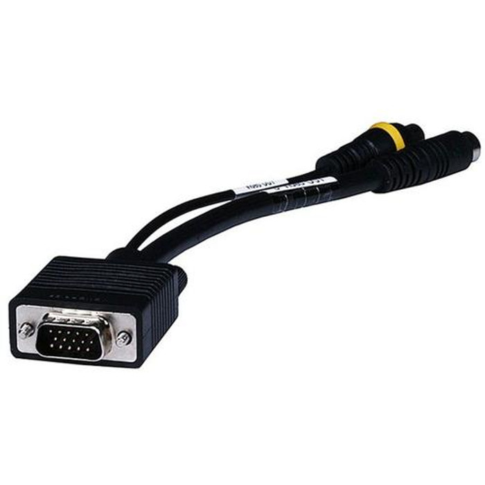 Monoprice  câble vidéo et adaptateur 3 x RCA + S-Video VGA (D-Sub) Noir - 2509