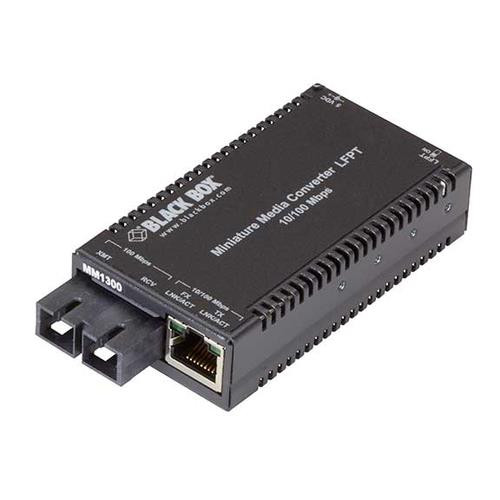 Black Box  convertisseur de support réseau 100 Mbit/s 1300 nm Multimode Noir - LHC014A-R3