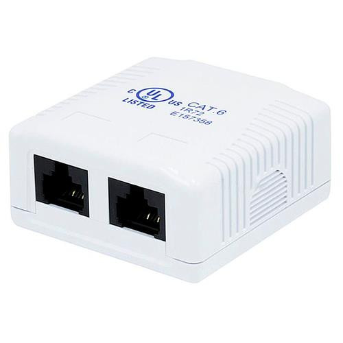 Monoprice  boîte de jonction réseau Cat6 Blanc - 7093