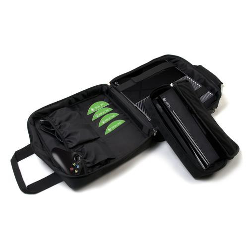 CTA Digital  Housse de protection pour console de jeux portable Étui de transport mousse, Nylon Noir - XB1-MFC