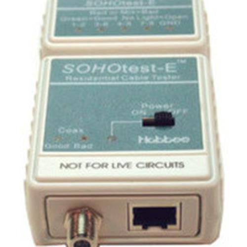 C2G SOHOTest-E Residential Cable Tester analyseur de réseaux Blanc - 39004