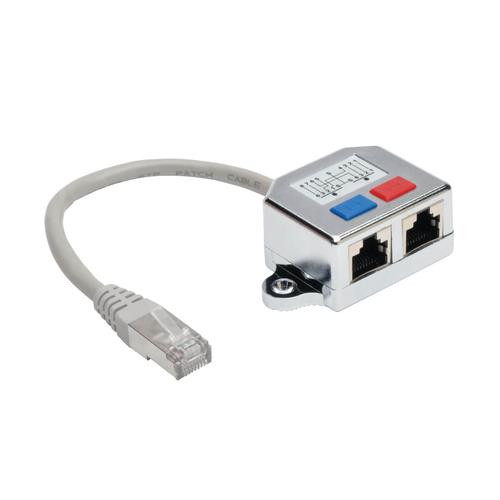 Tripp Lite  changeur de genre de câble 2 x RJ-45 RJ45 Argent - N035-001