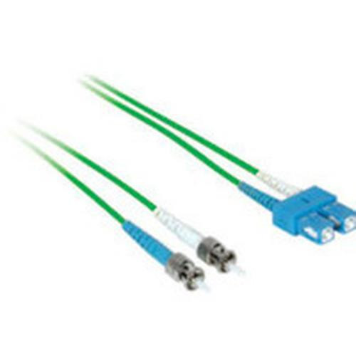 C2G 2m SC/ST Duplex 9/125 Single-Mode Fiber Patch Cable câble InfiniBand et à fibres optiques Vert - 33311