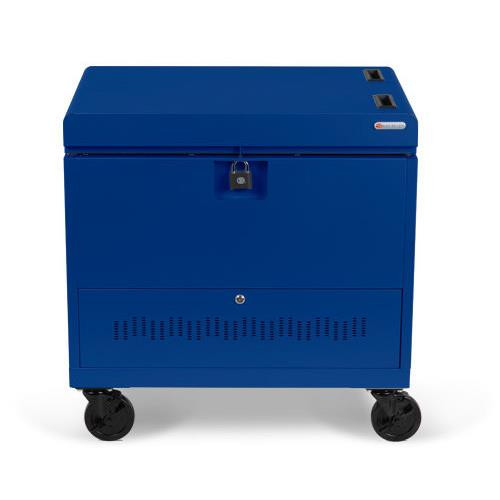 Bretford CUBE Toploader Classe mobile de charge et de gestion Bleu - TVTL30CADUSB-RB