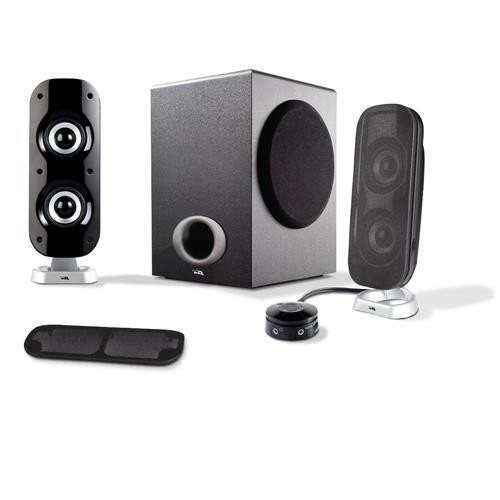 Cyber Acoustics  set d'enceintes 38 W PC Noir 2.1 canaux 2-voies 16 W - CA-3810