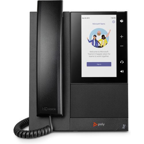 HP Poly Téléphone multimédia professionnel Poly CCX 500 pour Microsoft Teams et compatible PoE - 82Z76AA